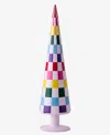 Holiday Lane Whimsy Medium Rainbow Check Tree, Macy's Exclusive In Multi