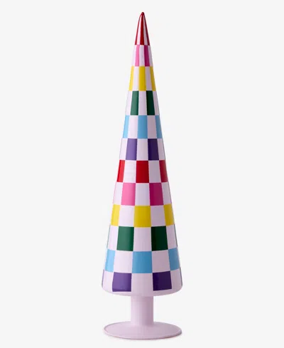 Holiday Lane Whimsy Medium Rainbow Check Tree, Macy's Exclusive In Multi