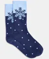 Holiday Lane Women's Holiday Crew Socks, Created For Macy's In Blue