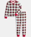 Holiday Lane 's Women's Merry Plaid Crew Neck Matching Family Pajamas Set, Created For Macy's In Multi