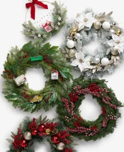 Holiday Lane Wreaths Collection Macys Exclusive In No Color
