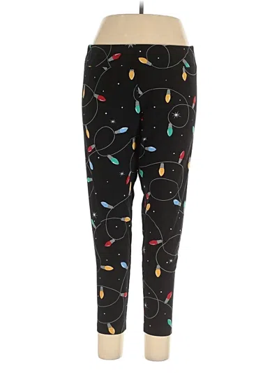 Pre-owned Holiday Time Active Pants In Black