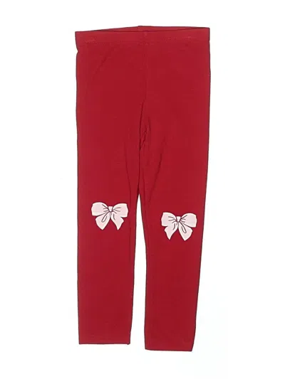 Pre-owned Holiday Time Kids' Casual Pants In Red