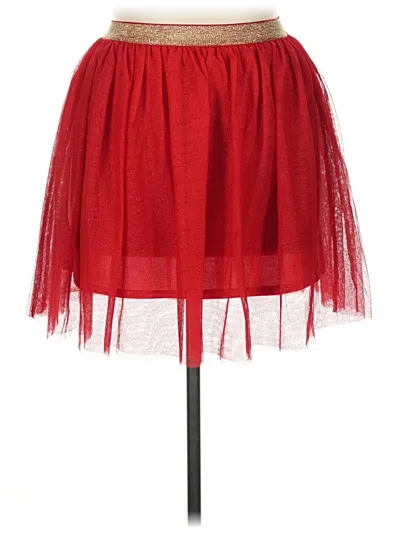 Pre-owned Holiday Time Casual Skirt In Red