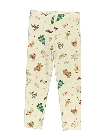 Pre-owned Holiday Time Kids' Khaki Pant In White