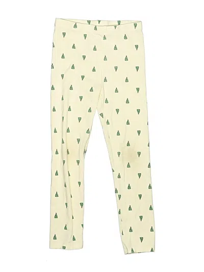 Pre-owned Holiday Time Kids' Leggings In Ivory