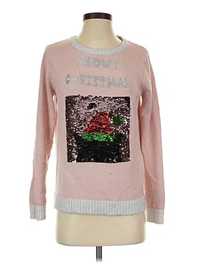 Pre-owned Holiday Time Long Sleeve T-shirt In Pink