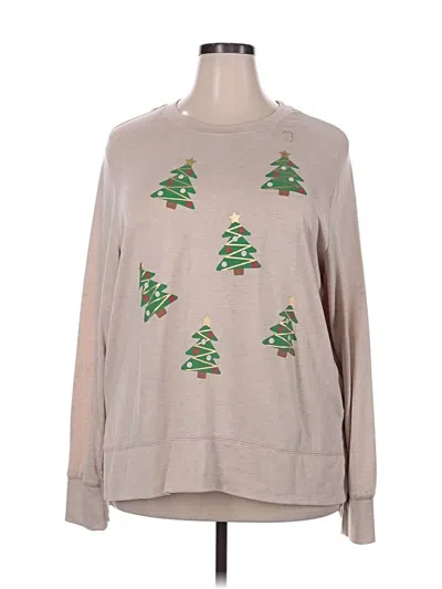 Pre-owned Holiday Time Pullover Sweater In Ivory