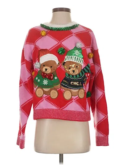 Holiday Time Pullover Sweater In Multi