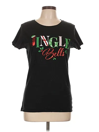 Pre-owned Holiday Time Short Sleeve T-shirt In Black