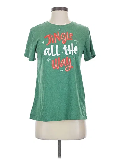 Pre-owned Holiday Time Short Sleeve T-shirt In Green
