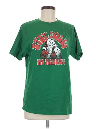 Pre-owned Holiday Time Short Sleeve T-shirt In Green