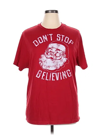Pre-owned Holiday Time Short Sleeve T-shirt In Red