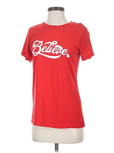 Pre-owned Holiday Time Short Sleeve T-shirt In Red