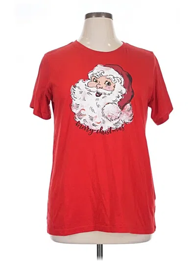 Pre-owned Holiday Time Short Sleeve T-shirt In Red