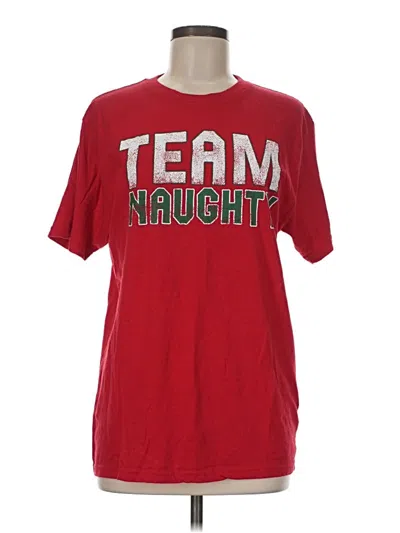 Pre-owned Holiday Time Short Sleeve T-shirt In Red