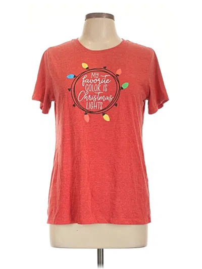 Pre-owned Holiday Time Short Sleeve T-shirt In Red