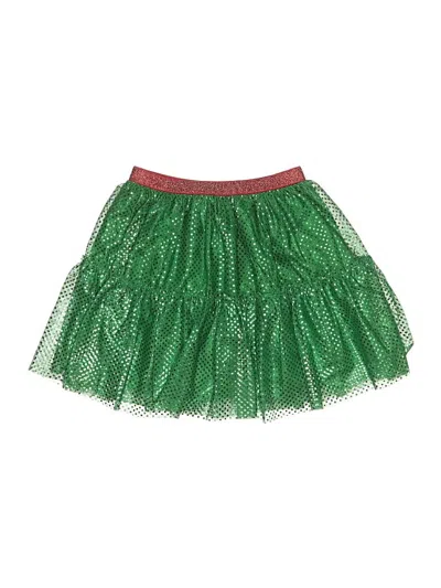 Pre-owned Holiday Time Kids' Skirt In Green