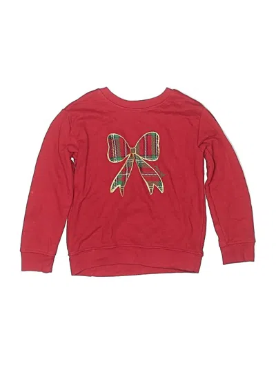 Pre-owned Holiday Time Kids' Sweatshirt In Red