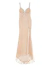 Holland & Holland Crystal-embellished Dress In Neutral