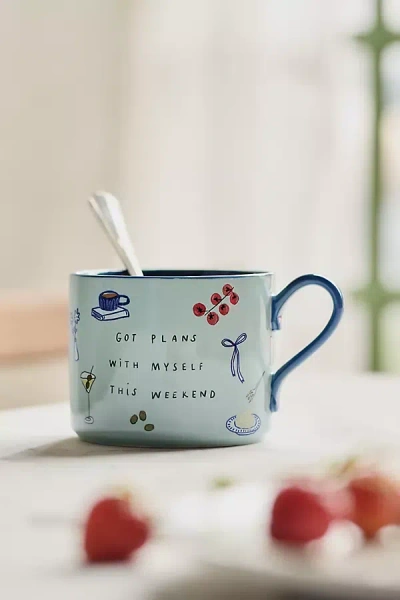 Hollie Startup Got Plans With Myself Stoneware Mug