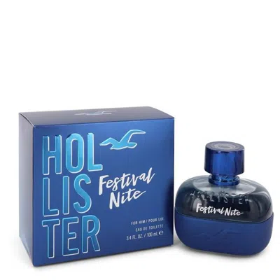 Hollister 552422 3.4 oz Festival Nite Cologne Eau De Perfume Spray For Men In White