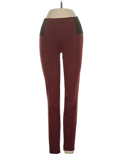 Pre-owned Hollister Active Pants In Burgundy