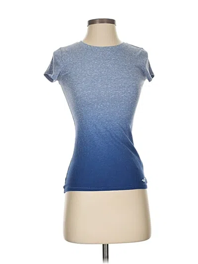 Pre-owned Hollister Active T-shirt In Blue