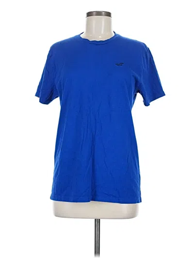 Pre-owned Hollister Active T-shirt In Blue
