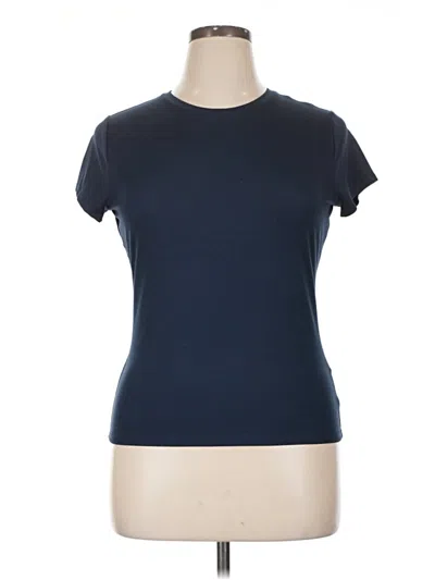 Pre-owned Hollister Active T-shirt In Blue