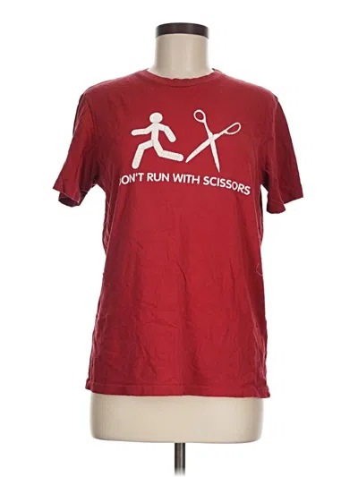 Pre-owned Hollister Active T-shirt In Red