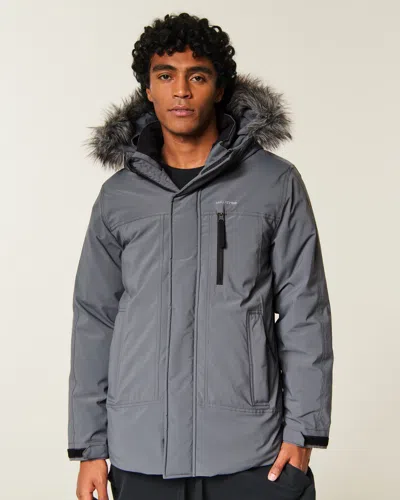 Hollister All-weather Parka In Gray