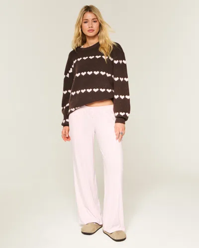 Hollister Always Cozy Pointelle Wide-leg Boxer Pants