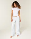 Hollister Always Cozy Pointelle Wide-leg Boxer Pants