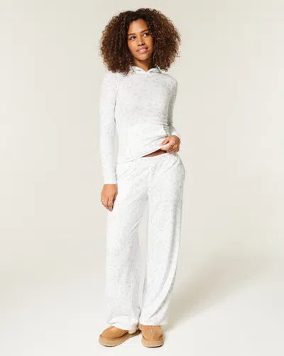 Hollister Always Cozy Wide-leg Pants In White
