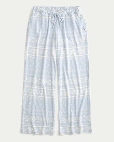 Hollister Always Cozy Wide-leg Pants In Blue