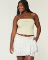 Hollister Asymmetrical Hem Tiered Mini Skort
