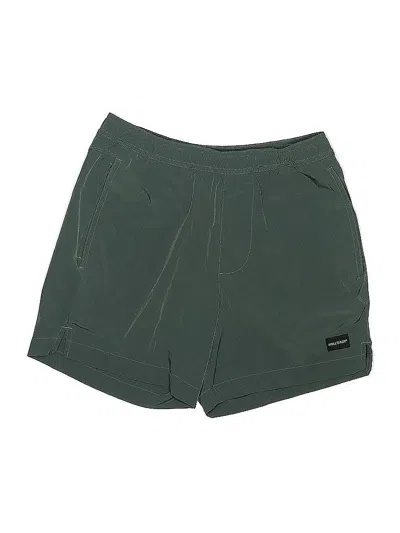 Pre-owned Hollister Athletic Shorts In Green