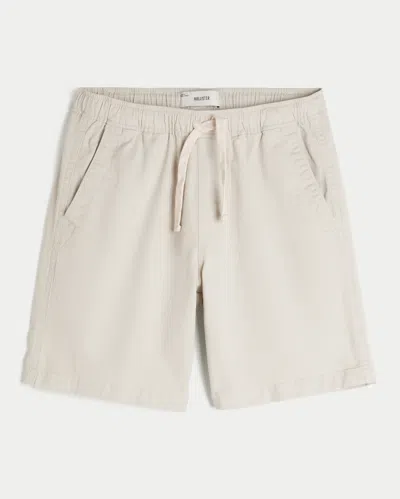 Hollister At-the-knee Baggy Pull-on Shorts In Animal Print