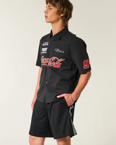 Hollister Baggy Basketball Shorts In Black