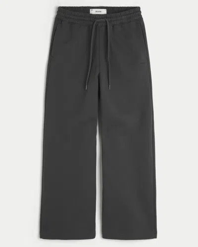 Hollister Baggy Bootcut Sweatpants In Gray