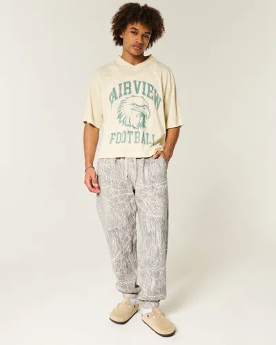 Hollister Baggy Cinch Joggers In Gray