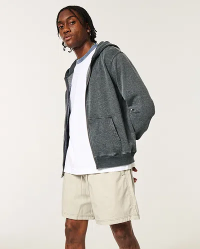 Hollister Baggy Festival Shorts In Neutral
