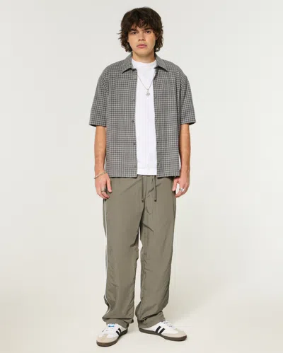 Hollister Baggy Track Pants In Green