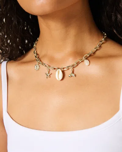 Hollister Beach Charm Necklace In Pattern