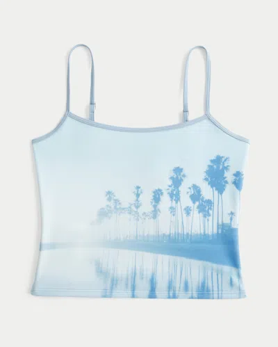 Hollister Beach Graphic Tankini In Multi