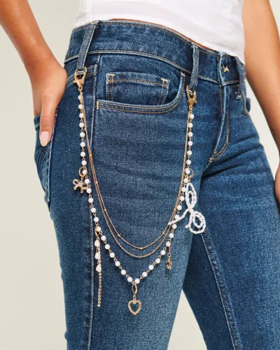 Hollister Belt Charm Set In Yellow