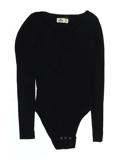 Pre-owned Hollister Bodysuit In Black