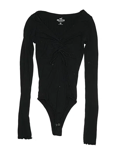 Pre-owned Hollister Bodysuit In Black