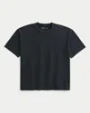 Hollister Boxy Heavyweight Crew T-shirt In Black